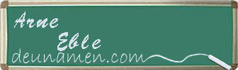 Arne Eble Visitenkarte